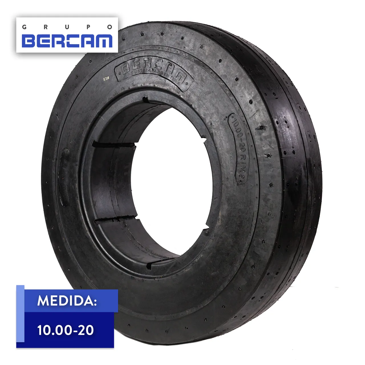 Cubierta maciza Bercam para autoelevadores